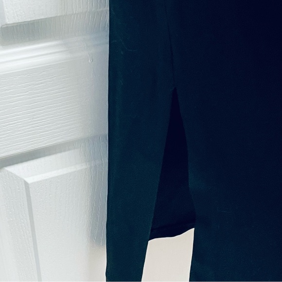 🌸3 for $30 H&M Black Dress long sleeveless Mesh details Size 4 - Picture 11 of 17